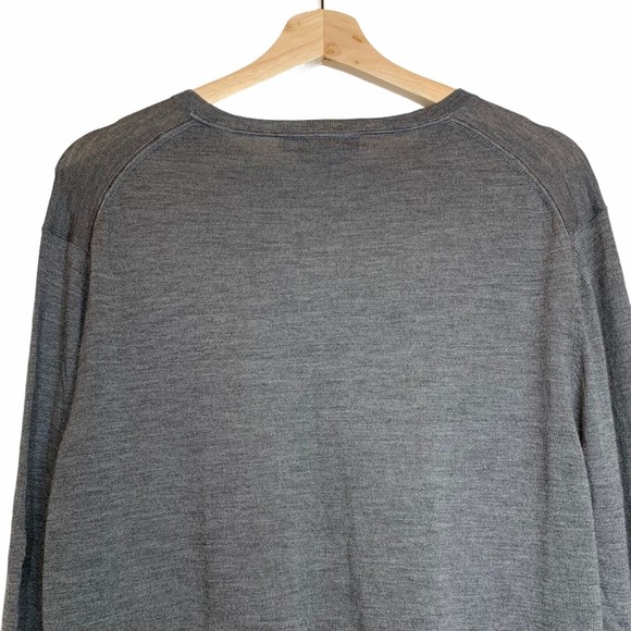 Nicole FARHI Grey Men’s Crew Neck Wool Sweater Size M - Picture 6 of 9